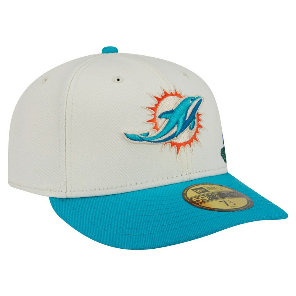 Tonal Floral 59FIFTY Fitted Hat - Miami Dolphins Hats