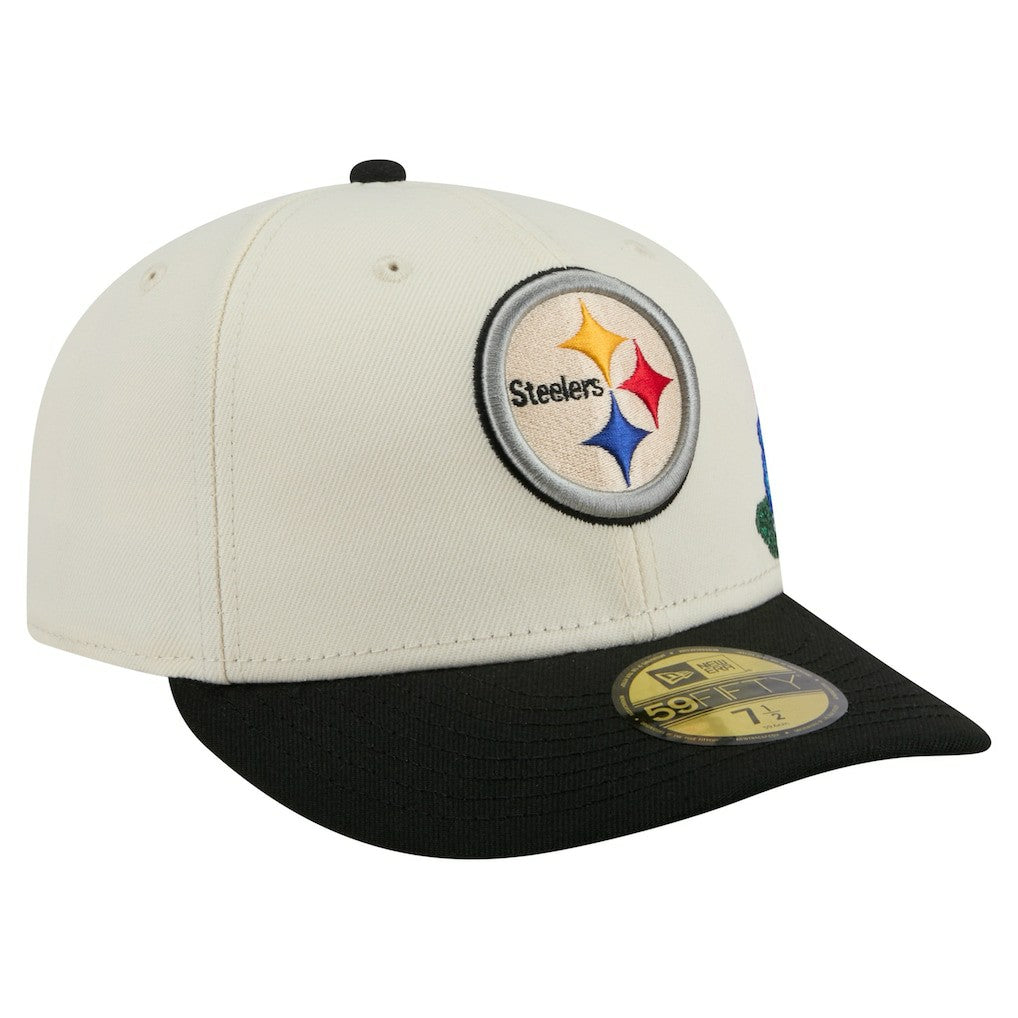 Tonal Floral 59FIFTY Fitted Hat - Pittsburgh Steelers Hats
