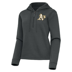 Pewter Athletics Antigua Women's Contemporary Quarter-Zip Hoodie