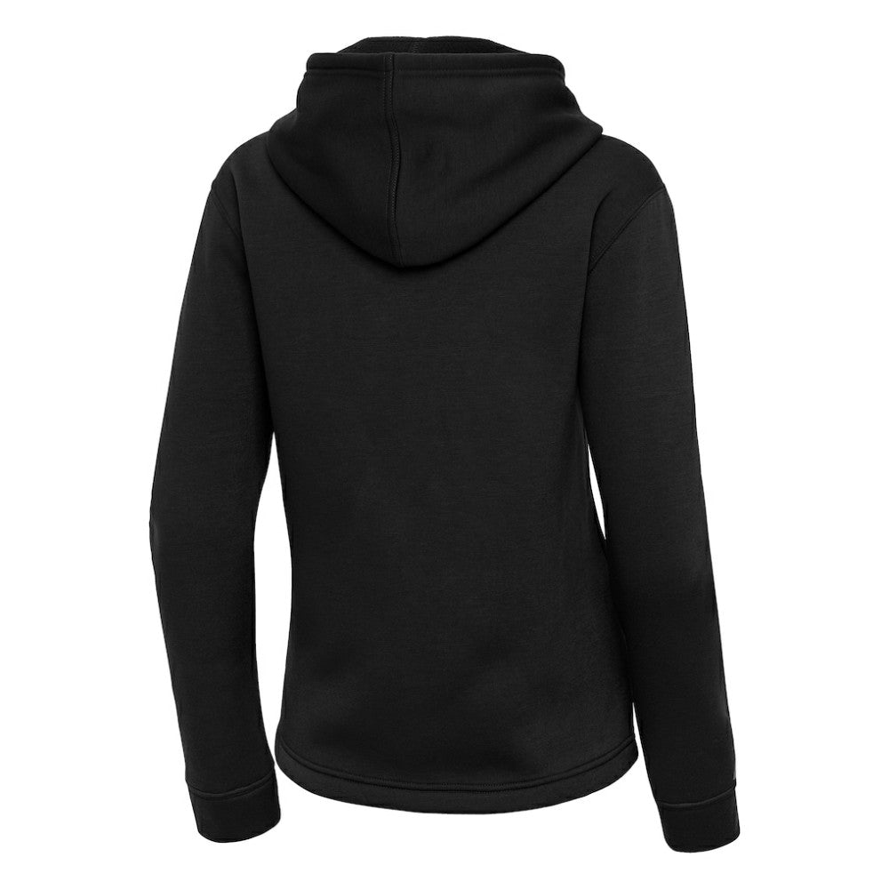 Black San Diego Padres Antigua Women's Contemporary Quarter-Zip Hoodie