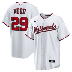 White James Wood Washington Nationals Nike Home Replica Jersey