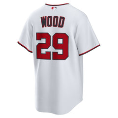 White James Wood Washington Nationals Nike Home Replica Jersey