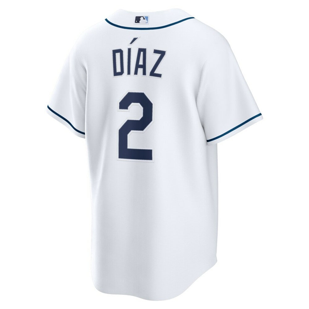 White Yandy Díaz Tampa Bay Rays Nike Home Replica Jersey