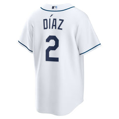 White Yandy Díaz Tampa Bay Rays Nike Home Replica Jersey