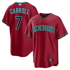 Red Corbin Carroll Arizona Diamondbacks Nike Alternate 2 Replica Jersey