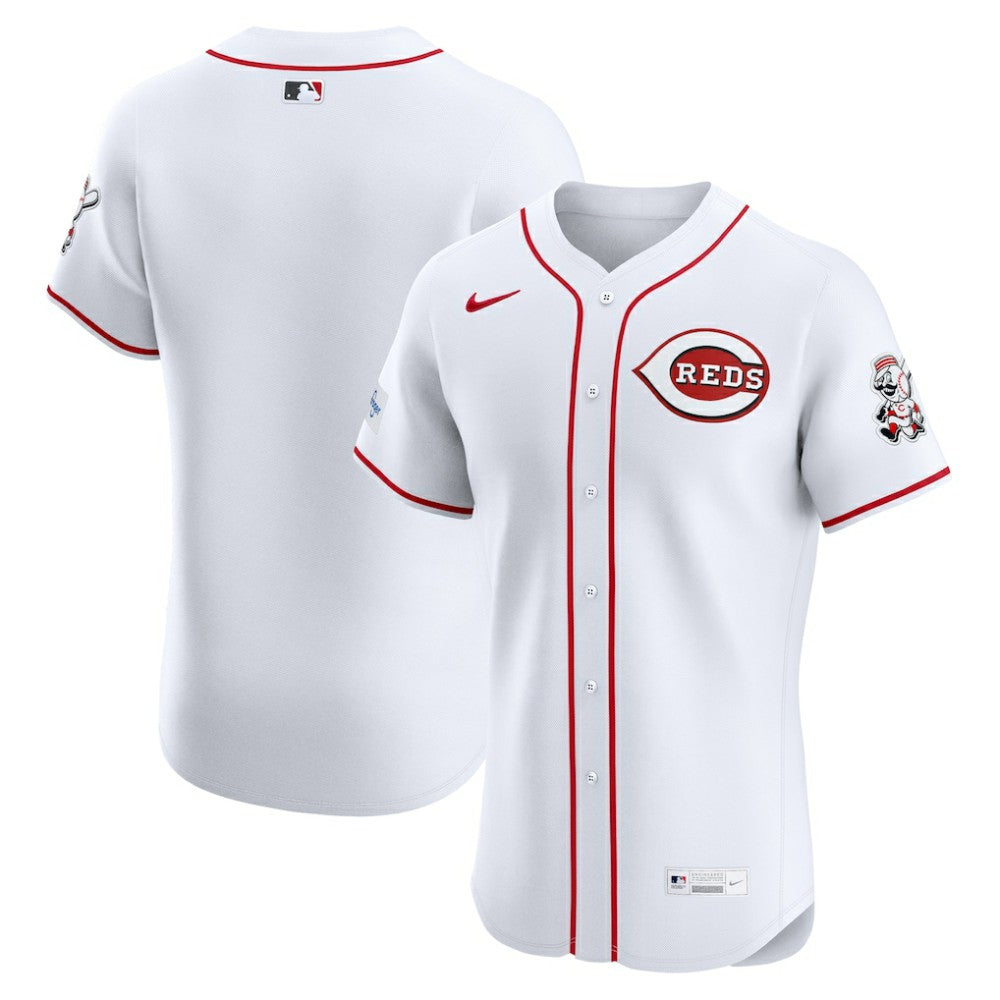 White Cincinnati Reds Nike Home Elite Jersey