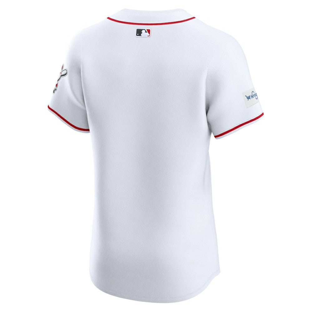 White Cincinnati Reds Nike Home Elite Jersey