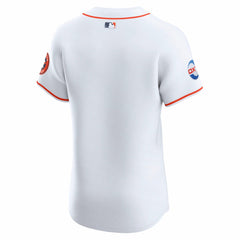 White Houston Astros Nike Home Elite Jersey