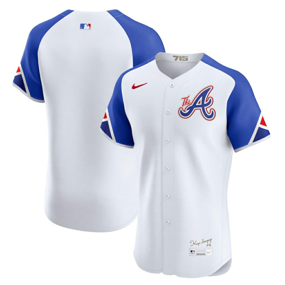 White Atlanta Braves Nike City Connect Elite Jersey