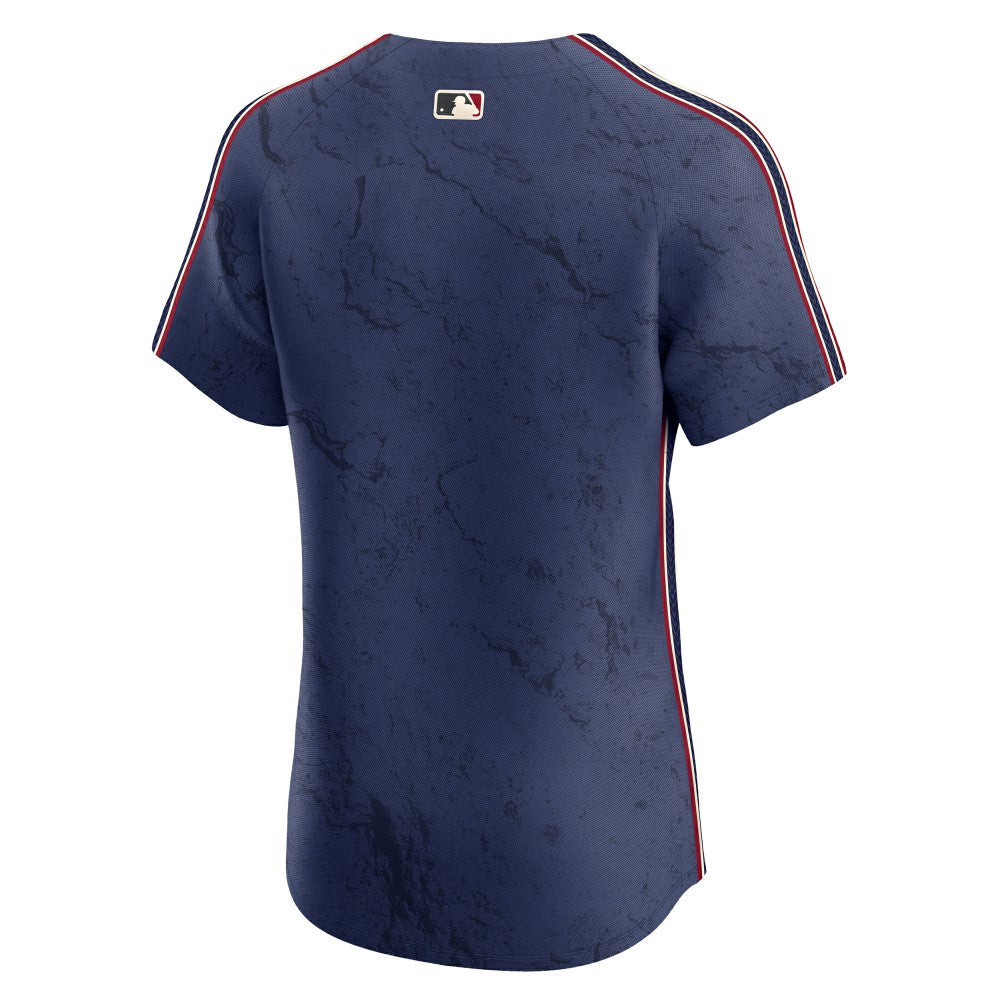 Navy Cleveland Guardians Nike City Connect Elite Jersey