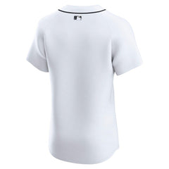 White Detroit Tigers Nike Home Elite Jersey