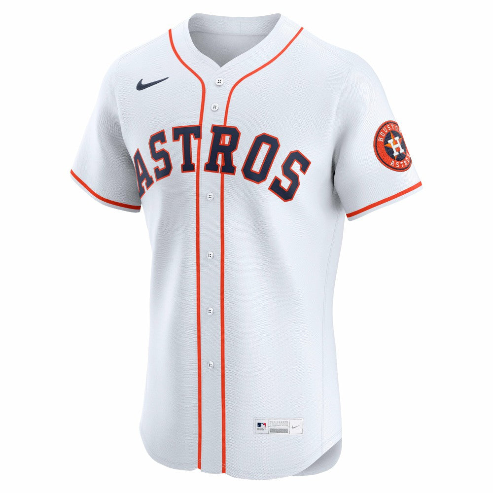 White Houston Astros Nike Home Elite Jersey