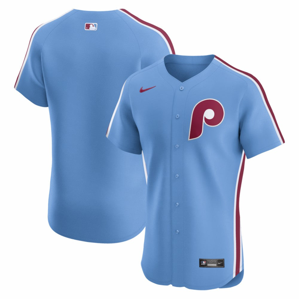 Light Blue Philadelphia Phillies Nike Alternate Elite Jersey