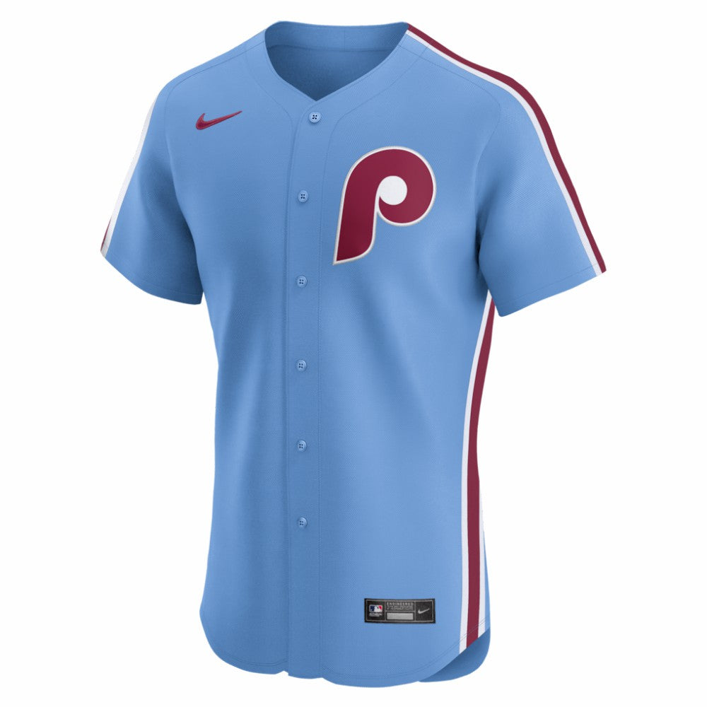 Light Blue Philadelphia Phillies Nike Alternate Elite Jersey