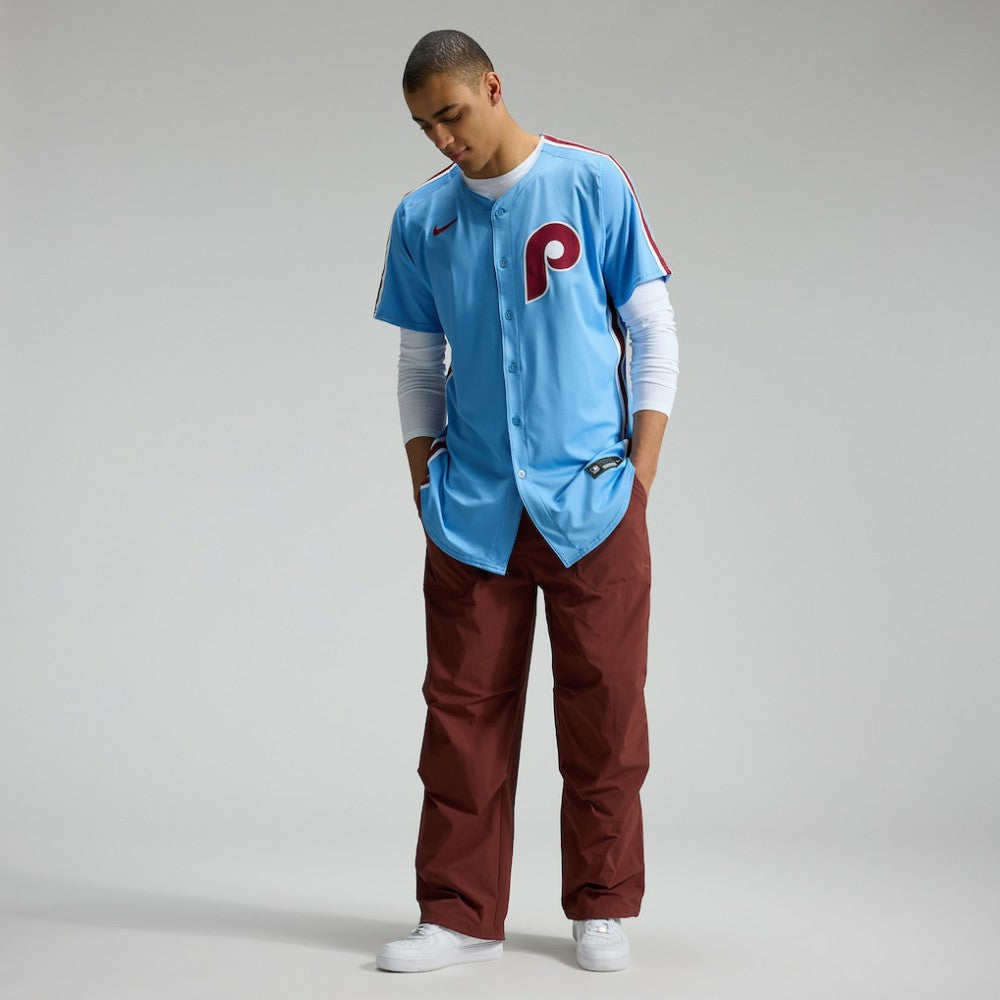 Light Blue Philadelphia Phillies Nike Alternate Elite Jersey