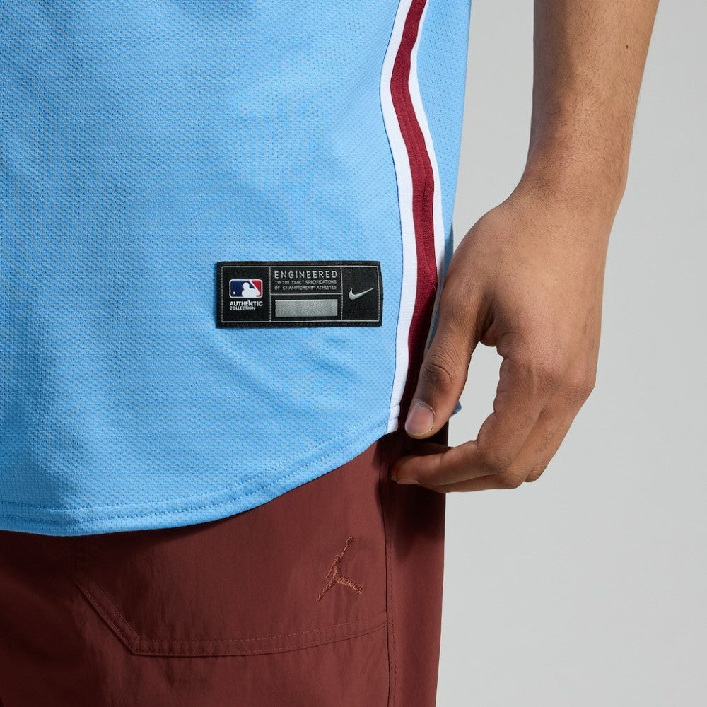 Light Blue Philadelphia Phillies Nike Alternate Elite Jersey