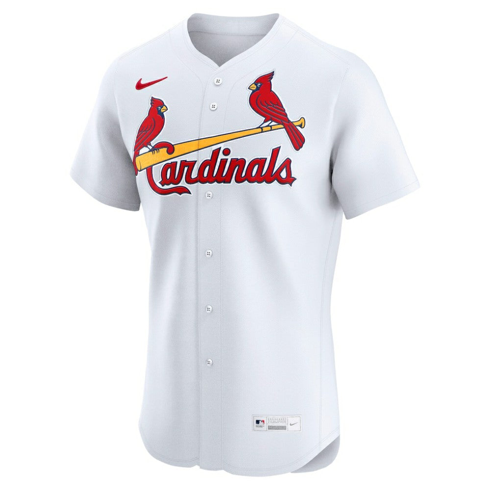 White St. Louis Cardinals Nike Home Elite Jersey