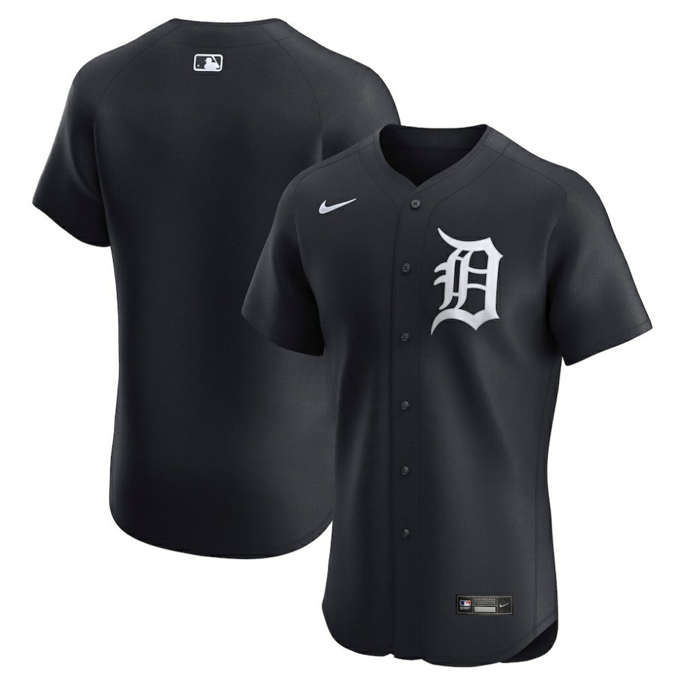 Navy Detroit Tigers Nike Alternate 2 Elite Jersey