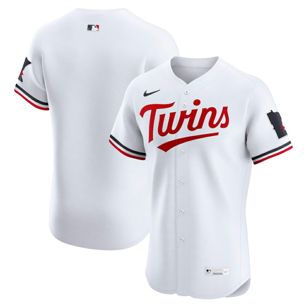 White Minnesota Twins Nike Home Elite Jersey