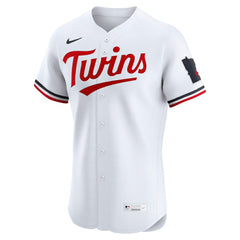 White Minnesota Twins Nike Home Elite Jersey