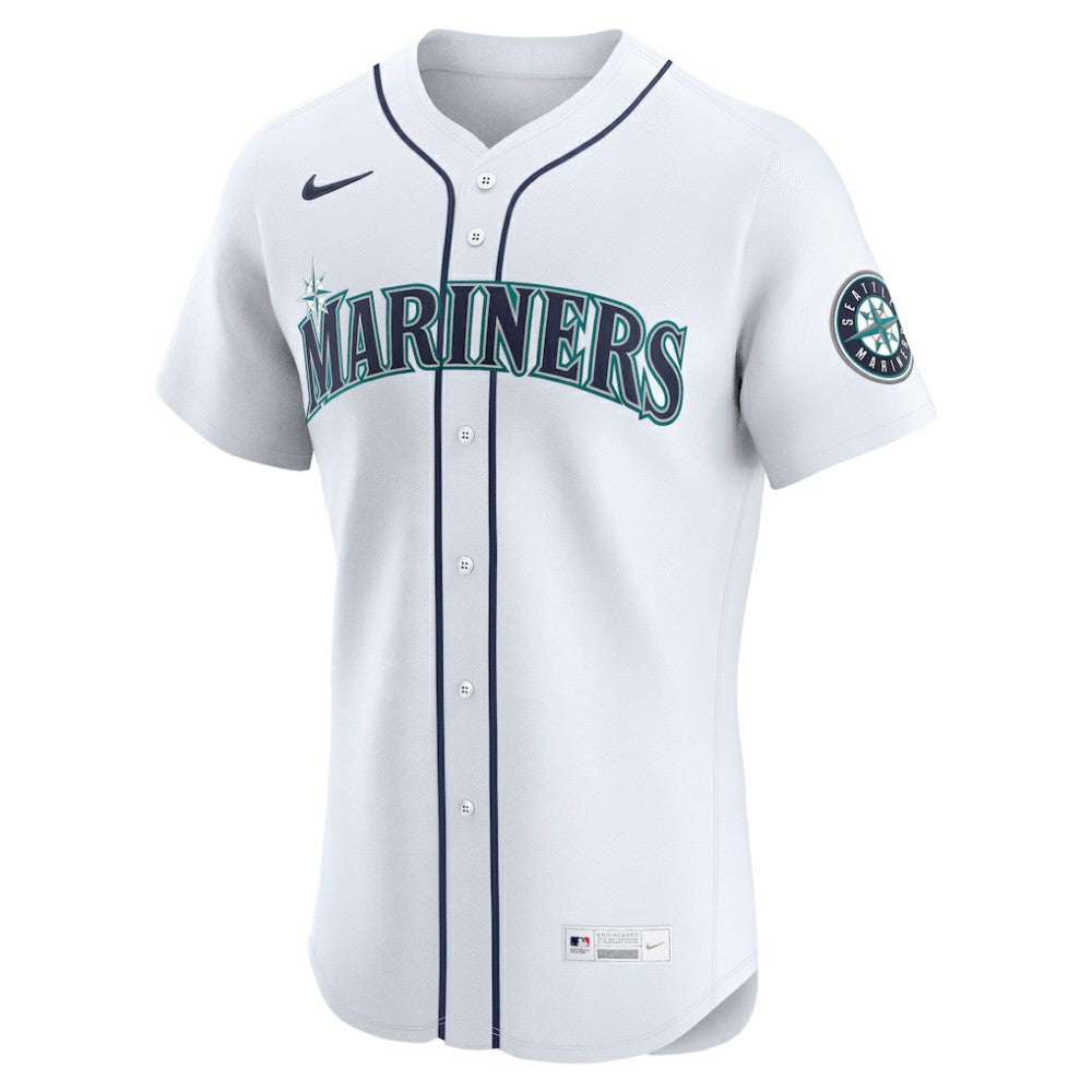 White Seattle Mariners Nike Home Elite Jersey