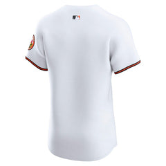 White Baltimore Orioles Nike Home Elite Jersey
