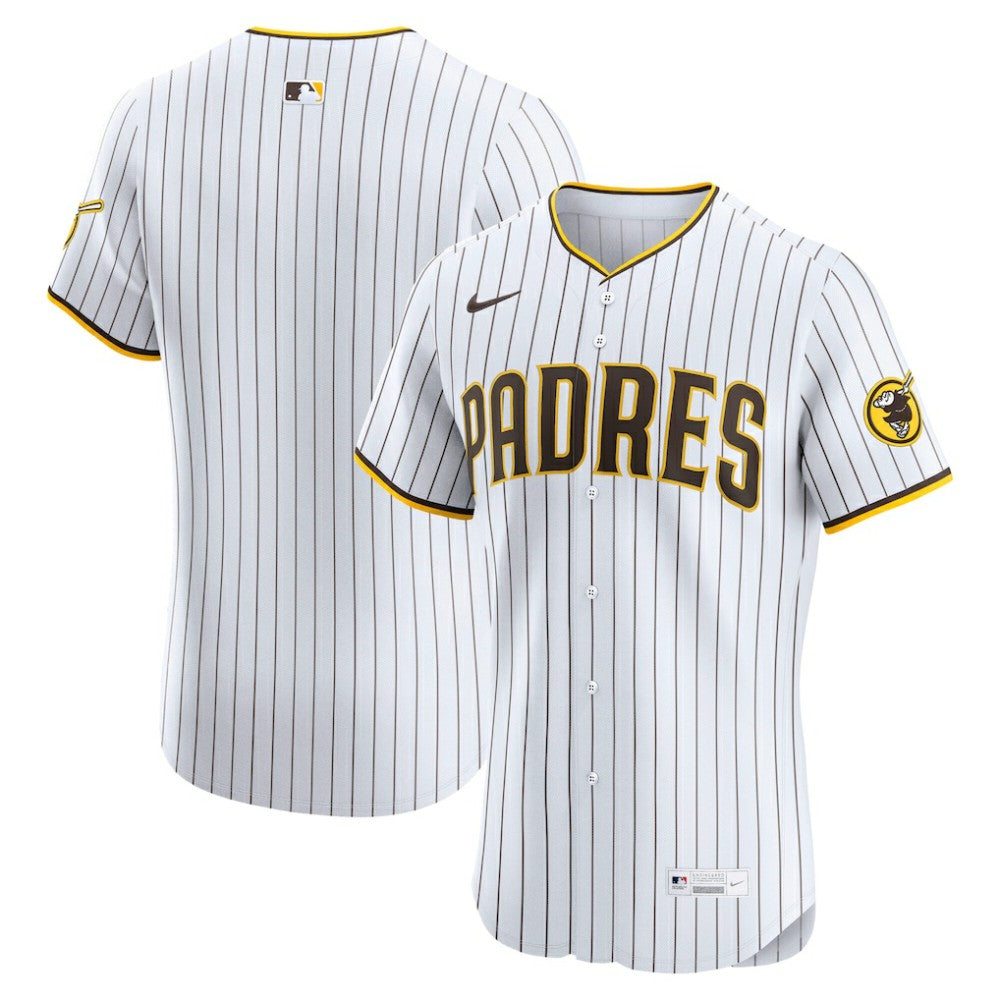 White San Diego Padres Nike Home Elite Jersey