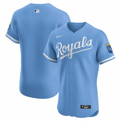 Light Blue Kansas City Royals Nike Alternate Elite Jersey