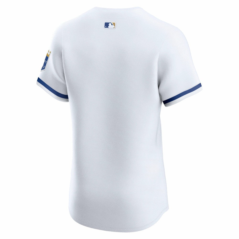 White Kansas City Royals Nike Home Elite Jersey