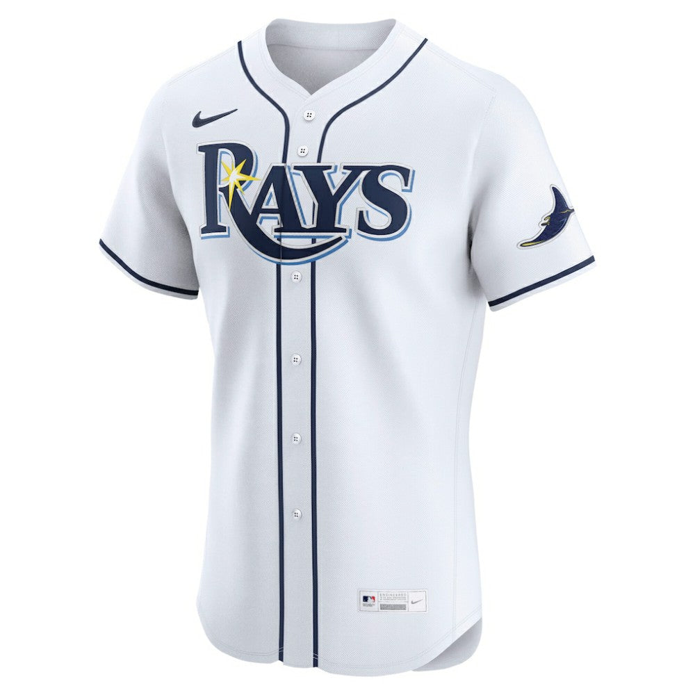 White Tampa Bay Rays Nike Home Elite Jersey