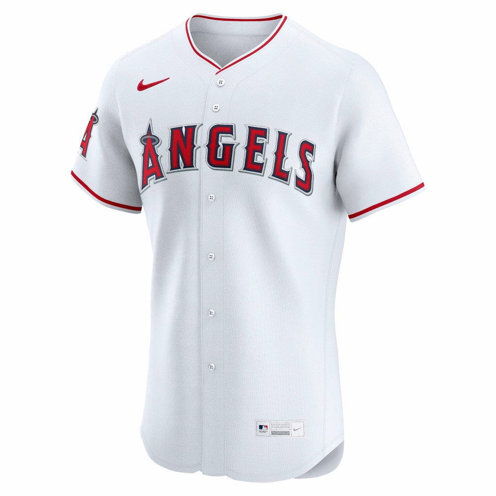 White Los Angeles Angels Nike Home Elite Jersey