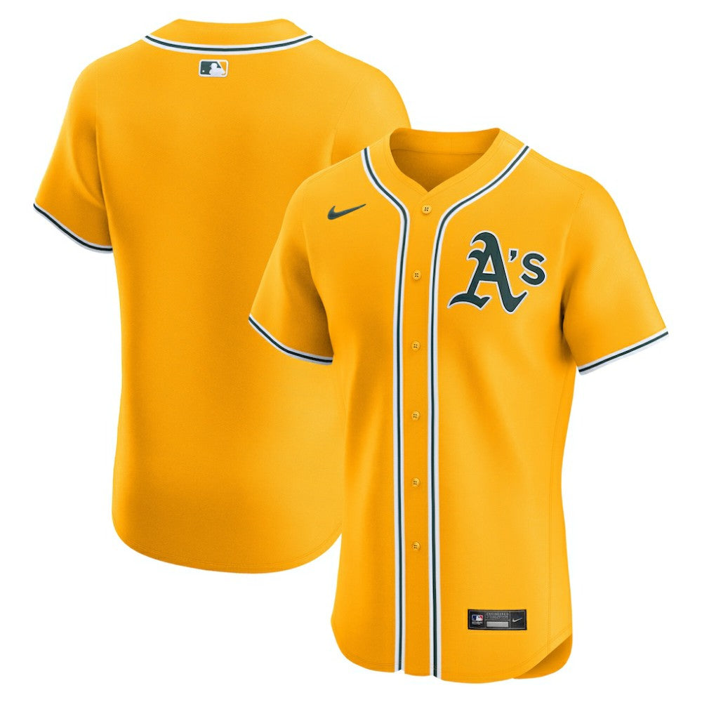 Gold Athletics Nike Alternate 2 Elite Jersey