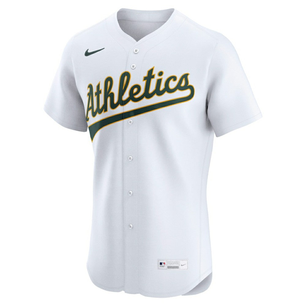 White Athletics Nike Home  Elite Jersey