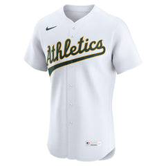 White Athletics Nike Home  Elite Jersey