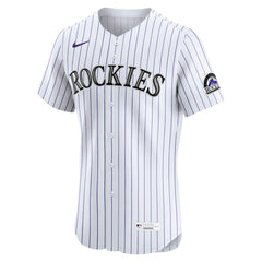 White Colorado Rockies Nike Home Elite Jersey