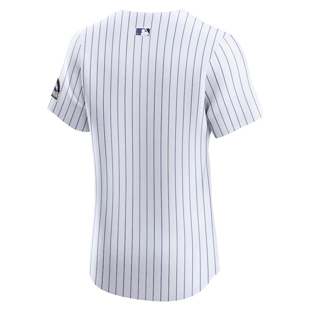 White Colorado Rockies Nike Home Elite Jersey
