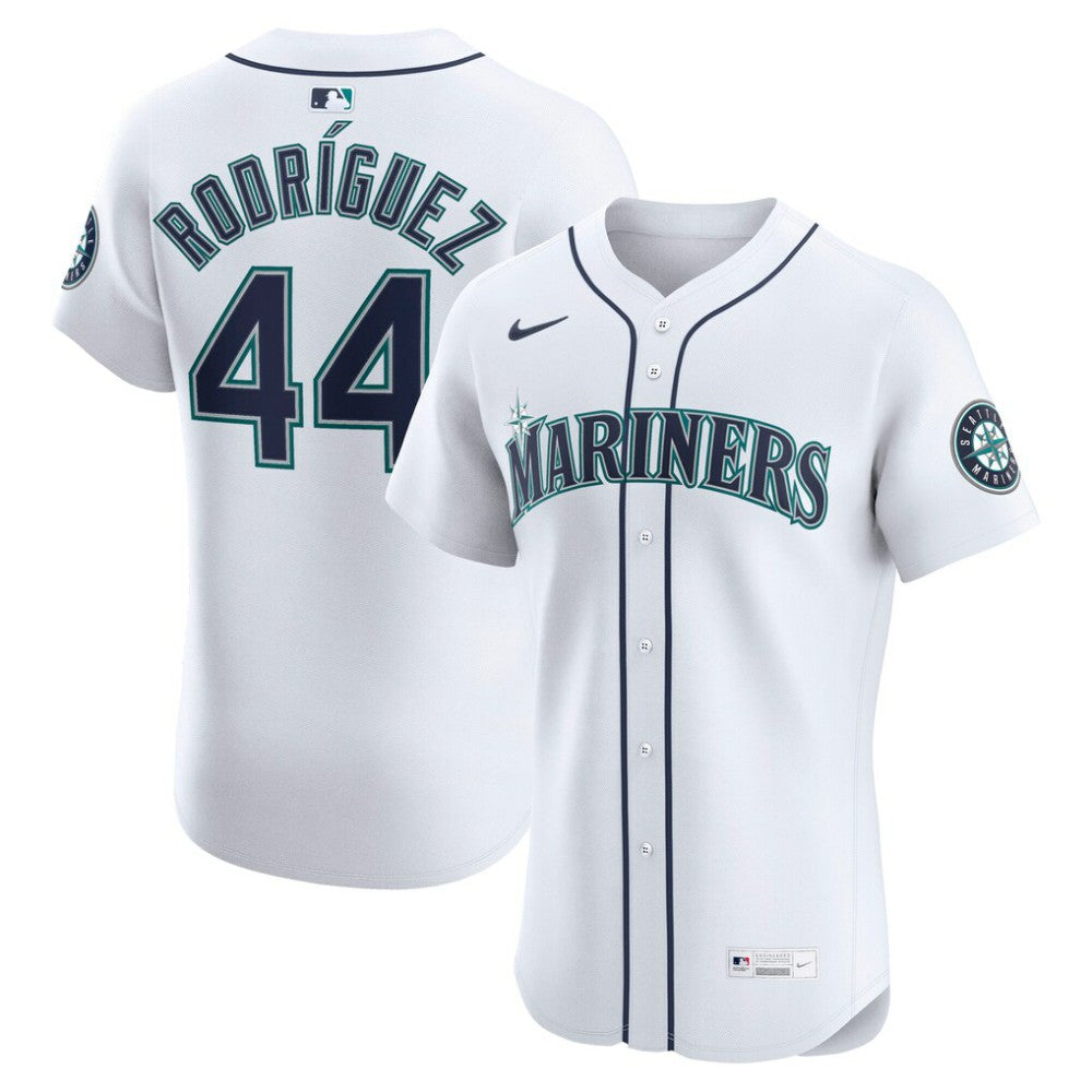 White Julio Rodríguez Seattle Mariners Nike Home Elite Jersey