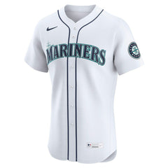 White Julio Rodríguez Seattle Mariners Nike Home Elite Jersey