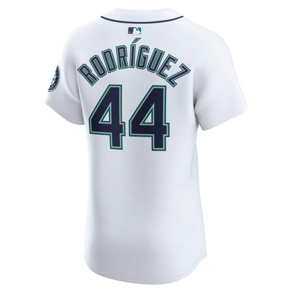 White Julio Rodríguez Seattle Mariners Nike Home Elite Jersey