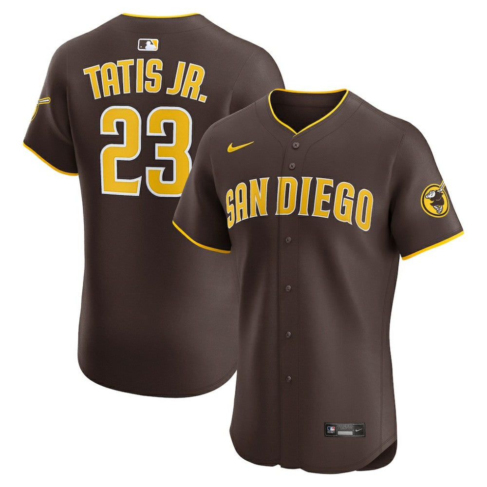 Brown Fernando Tatis Jr. San Diego Padres Nike Road Elite Jersey