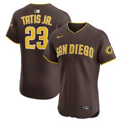 Brown Fernando Tatis Jr. San Diego Padres Nike Road Elite Jersey