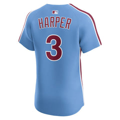 Light Blue Bryce Harper Philadelphia Phillies Nike Alternate Elite Jersey