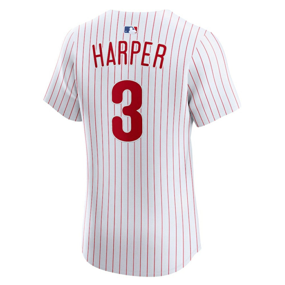White Bryce Harper Philadelphia Phillies Nike Home Elite Jersey
