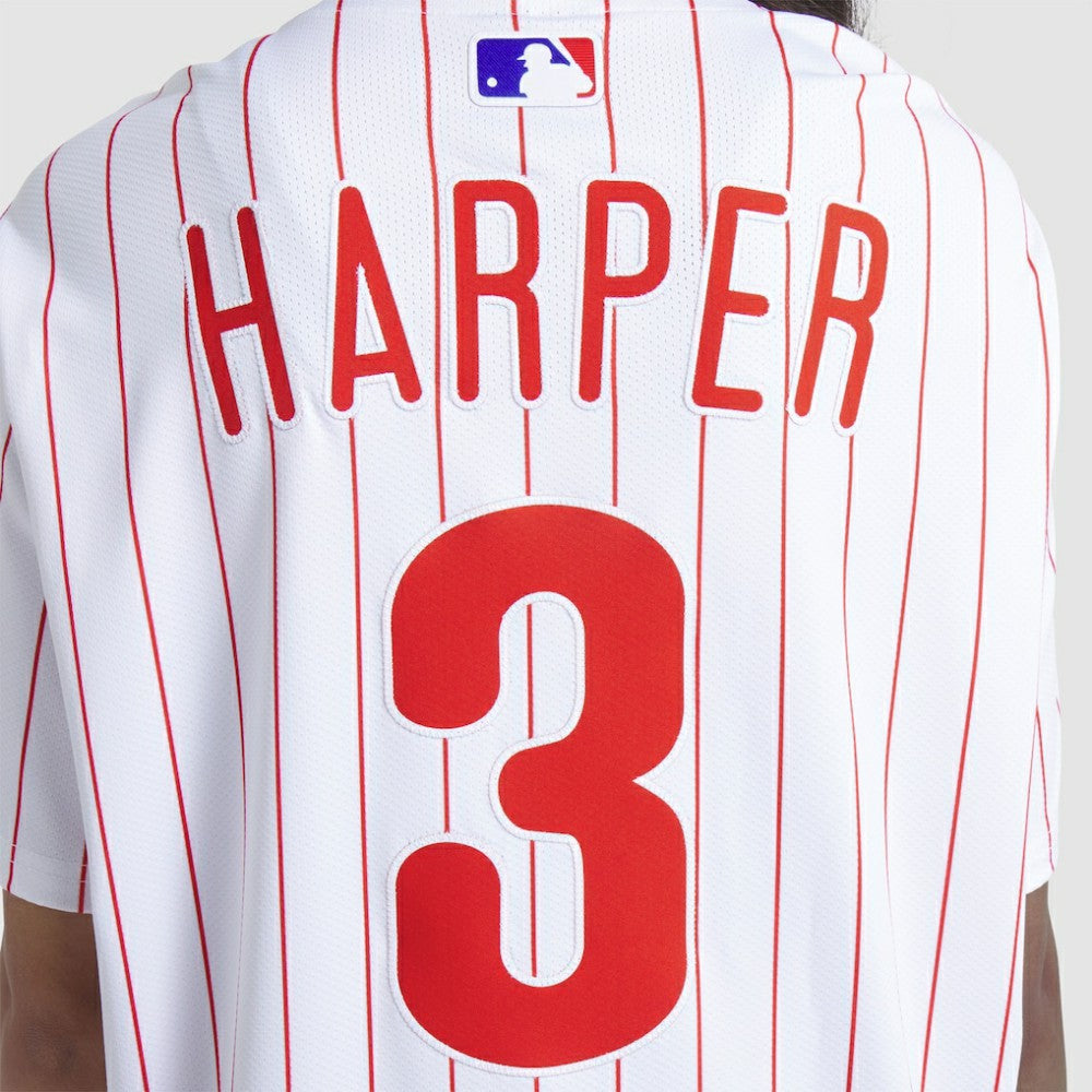 White Bryce Harper Philadelphia Phillies Nike Home Elite Jersey