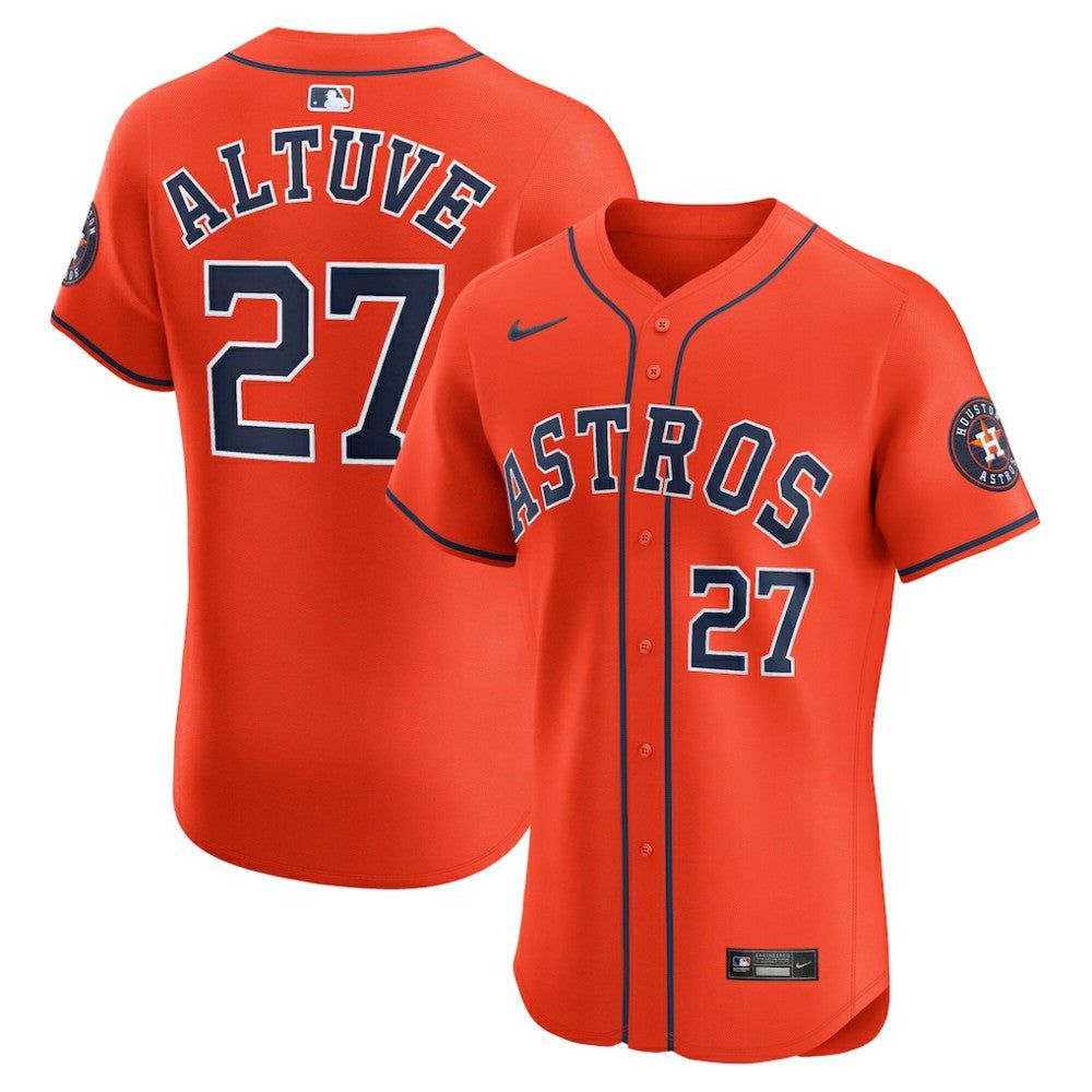 Orange Jose Altuve Houston Astros Nike Alternate Elite Player Jersey