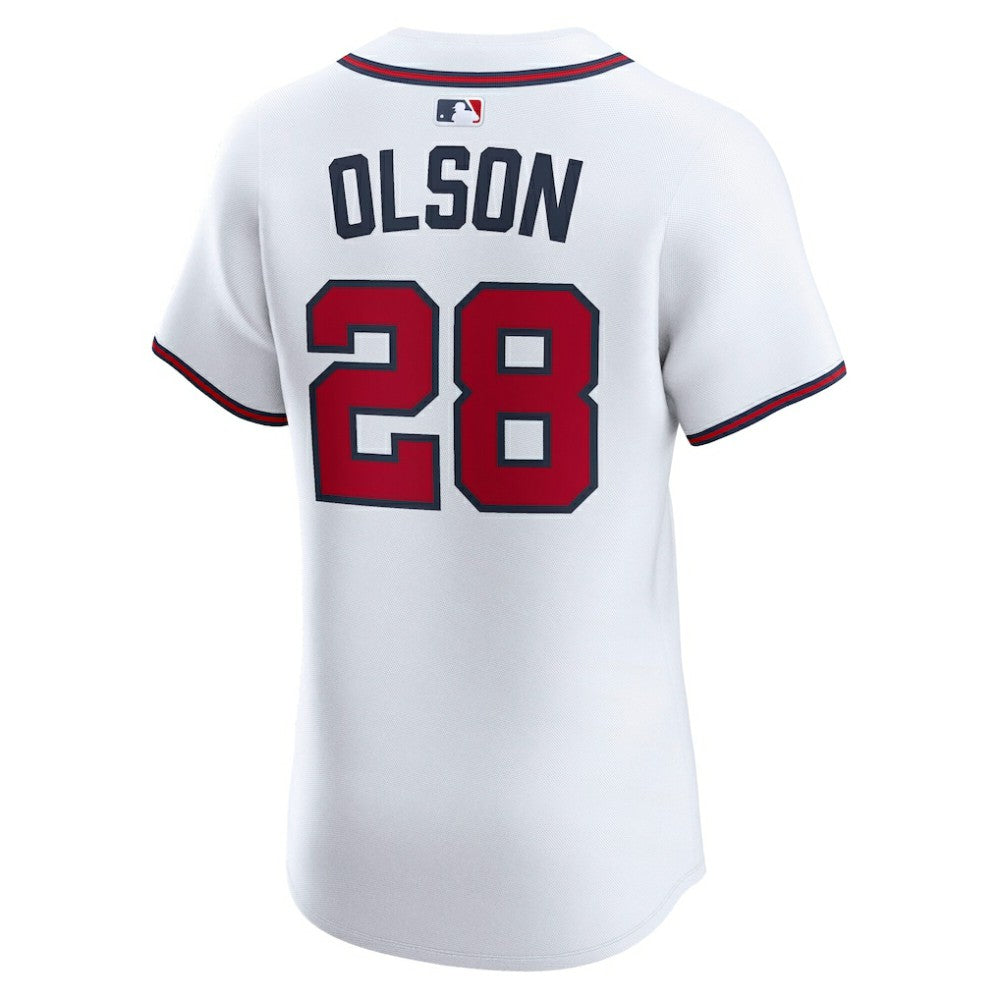 White Matt Olson Atlanta Braves Nike Home Elite Player Jersey