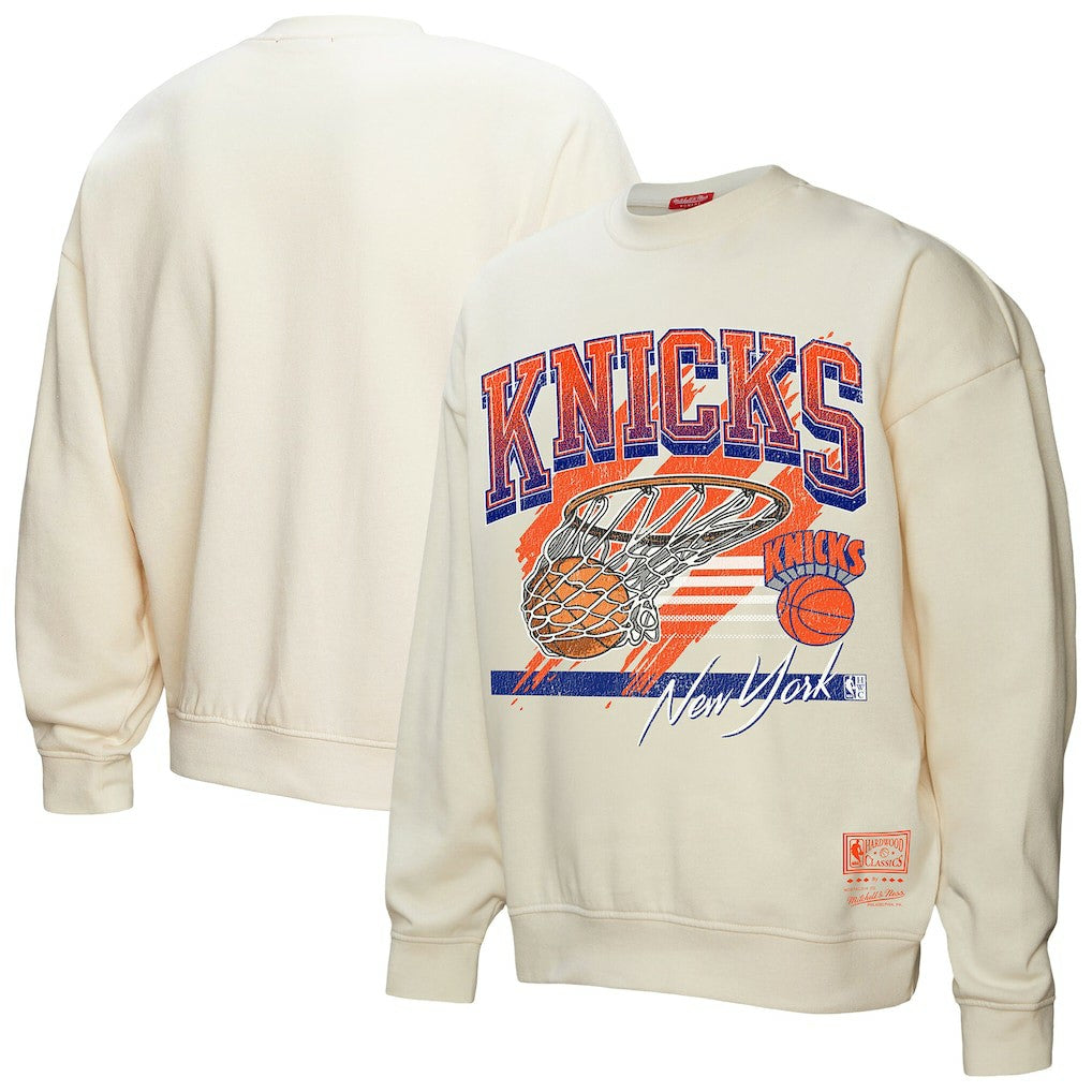 Mitchell & Ness New York Knicks Women's Brush Bucket Pullover Sweatshirt