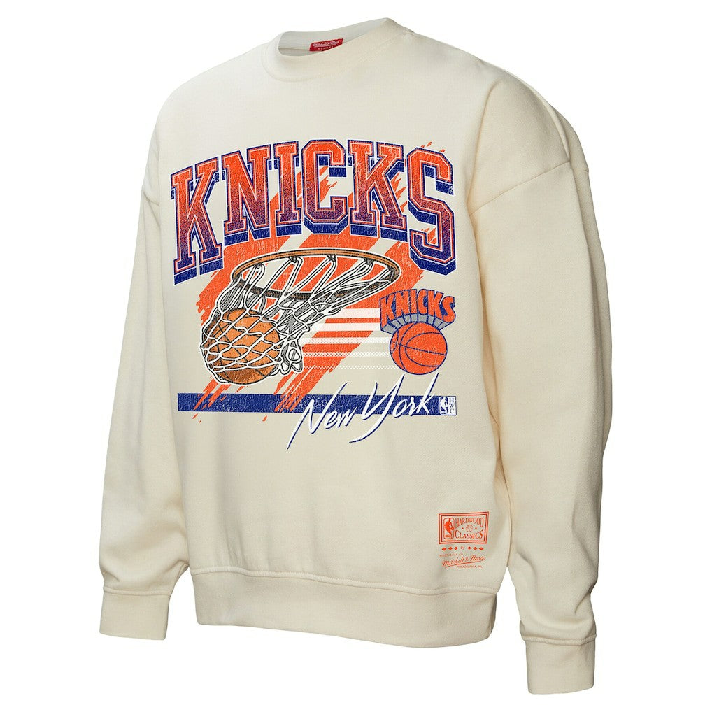 Mitchell & Ness New York Knicks Women's Brush Bucket Pullover Sweatshirt