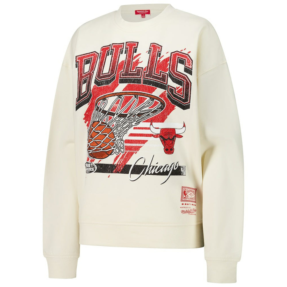 Mitchell & Ness Chicago Bulls Women's Brush Bucket Pullover Sweatshirt
