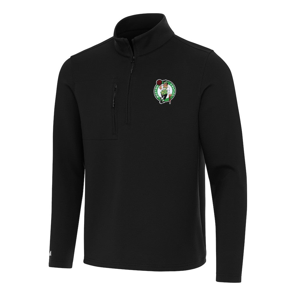 Boston Celtics Antigua Insider Quarter-Zip Top